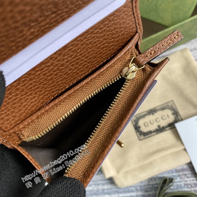 Gucci2021新顏色女包 古馳jackie1961系列女士短錢包 Gucci丹寧系列牛仔布短夾 645536  ydg3200